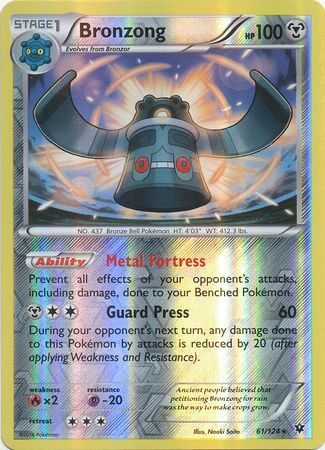 Bronzong - 61/124 - Reverse