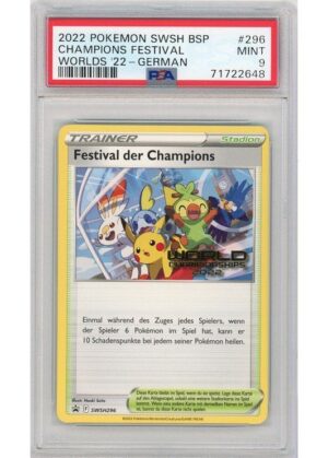 Champions Festival (German) SWSH296 PSA 9