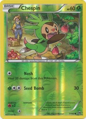Chespin - 7/162 - Reverse