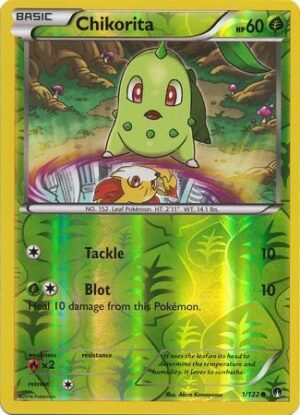 Chikorita - 1/122 - Reverse