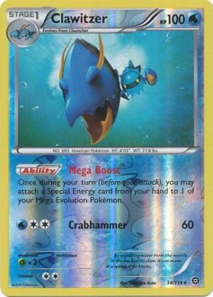 Clawitzer - 34/114 - Reverse