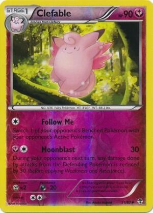 Clefable - 51/83 - Reverse