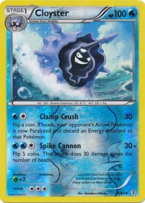 Cloyster - 20/83 - Reverse
