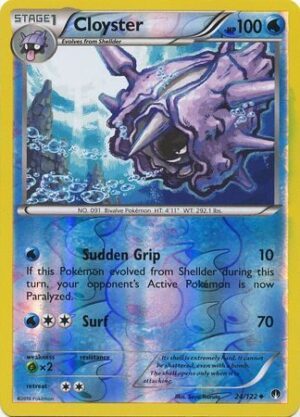 Cloyster - 24/122 - Reverse