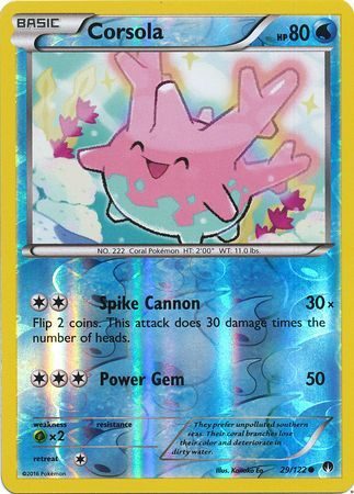 Corsola - 29/122 - Reverse