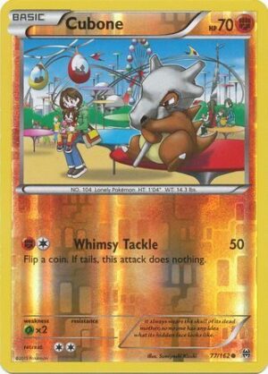 Cubone - 77/162 - Reverse