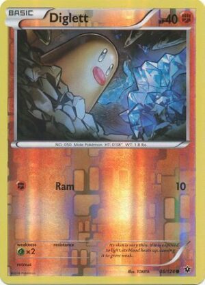 Diglett - 36/124 - Reverse