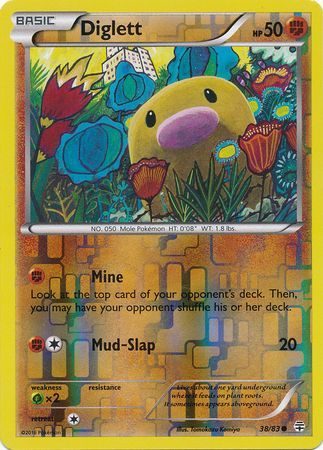 Diglett - 38/83 - Reverse