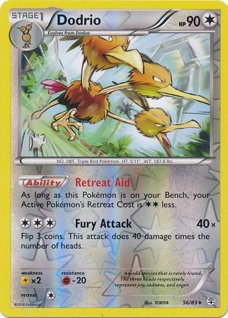 Dodrio - 56/83 - Reverse