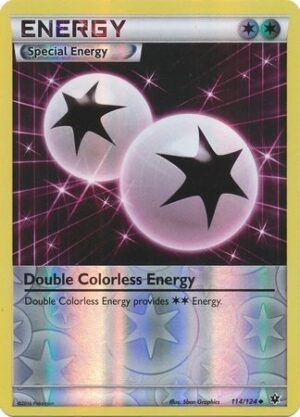 Double Colorless Energy - 114/124 - Reverse
