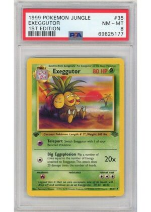 Exeggutor 35/64 1st Edition PSA 8