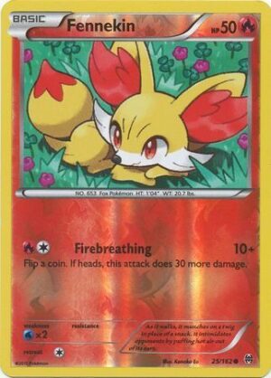 Fennekin - 25/162 - Reverse