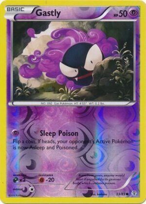 Gastly - 33/83 - Reverse