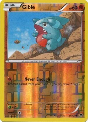 Gible - 68/122 - Reverse