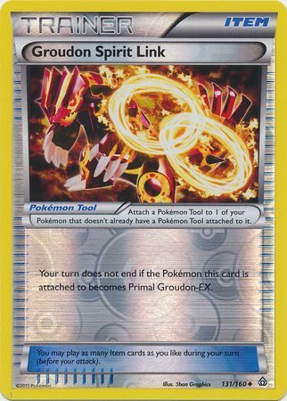 Groudon Spirit Link - 131/160 - Reverse