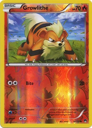 Growlithe - 10/122 - Reverse