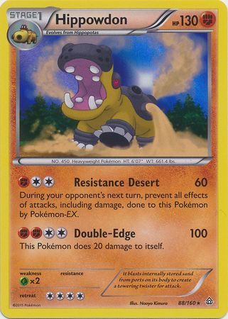 Hippowdon - 88/160 (Holo)
