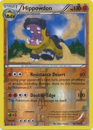 Hippowdon - 88/160 - Reverse