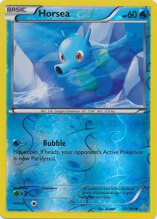 Horsea - 30/160 - Reverse