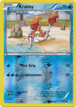Krabby - 21/83 - Reverse