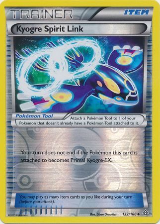 Kyogre Spirit Link - 132/160 - Reverse