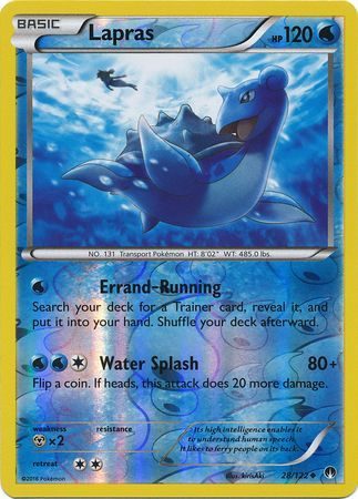 Lapras - 28/122 - Reverse