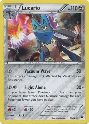 Lucario - 63/124 (Holo)