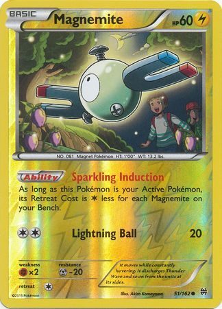 Magnemite - 51/162 - Reverse