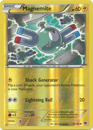 Magnemite - 52/162 - Reverse