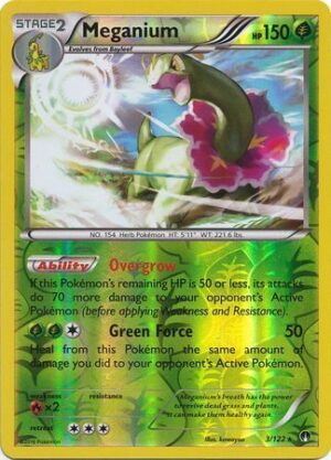 Meganium - 3/122 - Reverse