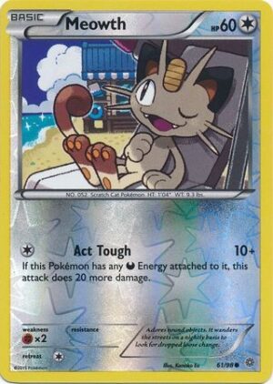 Meowth - 61/98 - Reverse