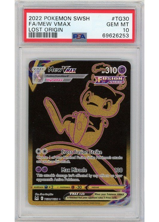 Mew VMAX PSA 10 - Gradede pokemon kort på Pokemons.dk