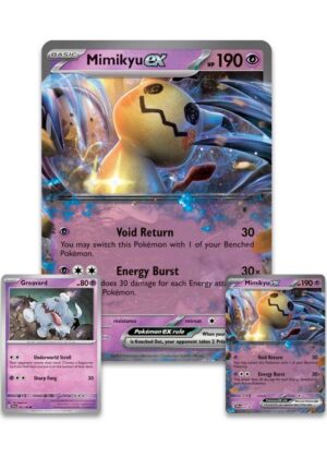 Mimikyu ex Box - Mimikyu ex JUMBOkort og Promo