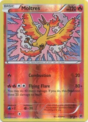 Moltres - 9/124 - Reverse