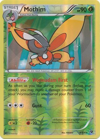 Mothim - 4/124 - Reverse