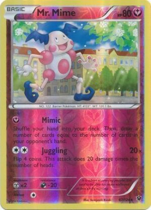 Mr. Mime - 67/124 - Reverse