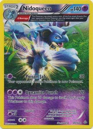 Nidoqueen - 69/160 - Reverse