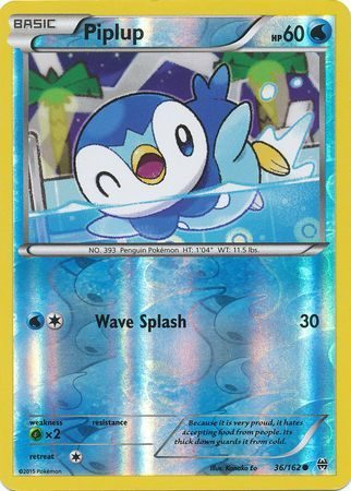 Piplup - 36/162 - Reverse