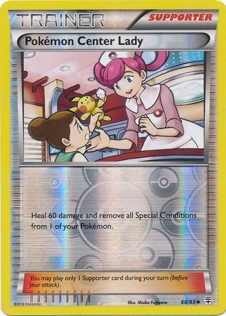 Pokémon Center Lady - 68/83 - Reverse