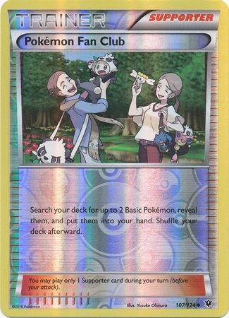 Pokémon Fan Club - 107/124 - Reverse