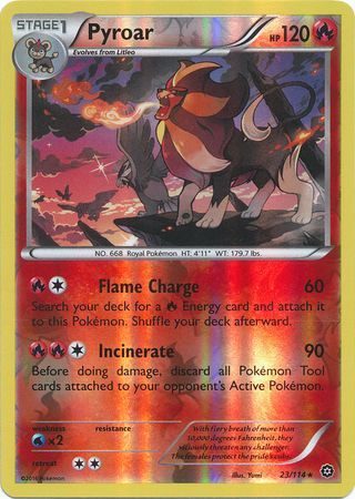 Pyroar - 23/114 - Reverse