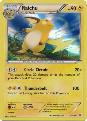 Raichu - 27/83 (Holo)