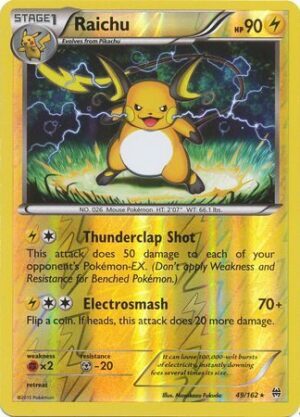 Raichu - 49/162 - Reverse