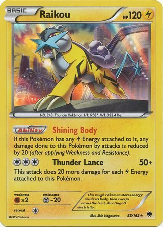 Raikou – 55/162 (Holo)