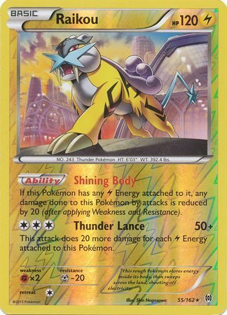 Raikou – 55/162 – Reverse