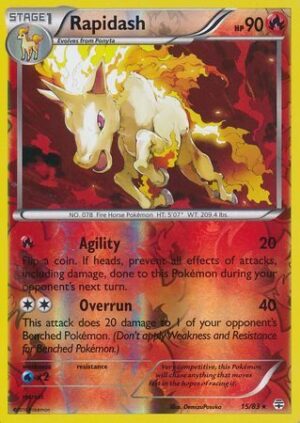 Rapidash - 15/83 - Reverse