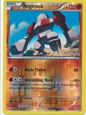 Regirock - 40/98 - Reverse