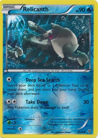 Relicanth - 23/98 - Reverse
