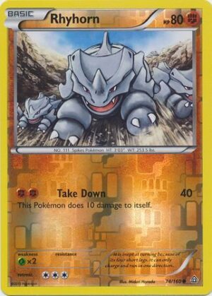 Rhyhorn - 74/160 - Reverse