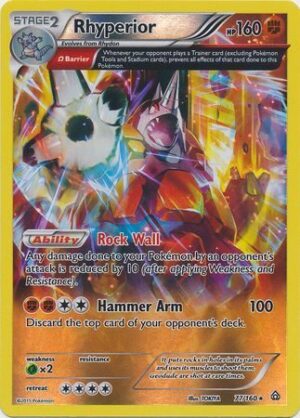 Rhyperior - 77/160 - Reverse